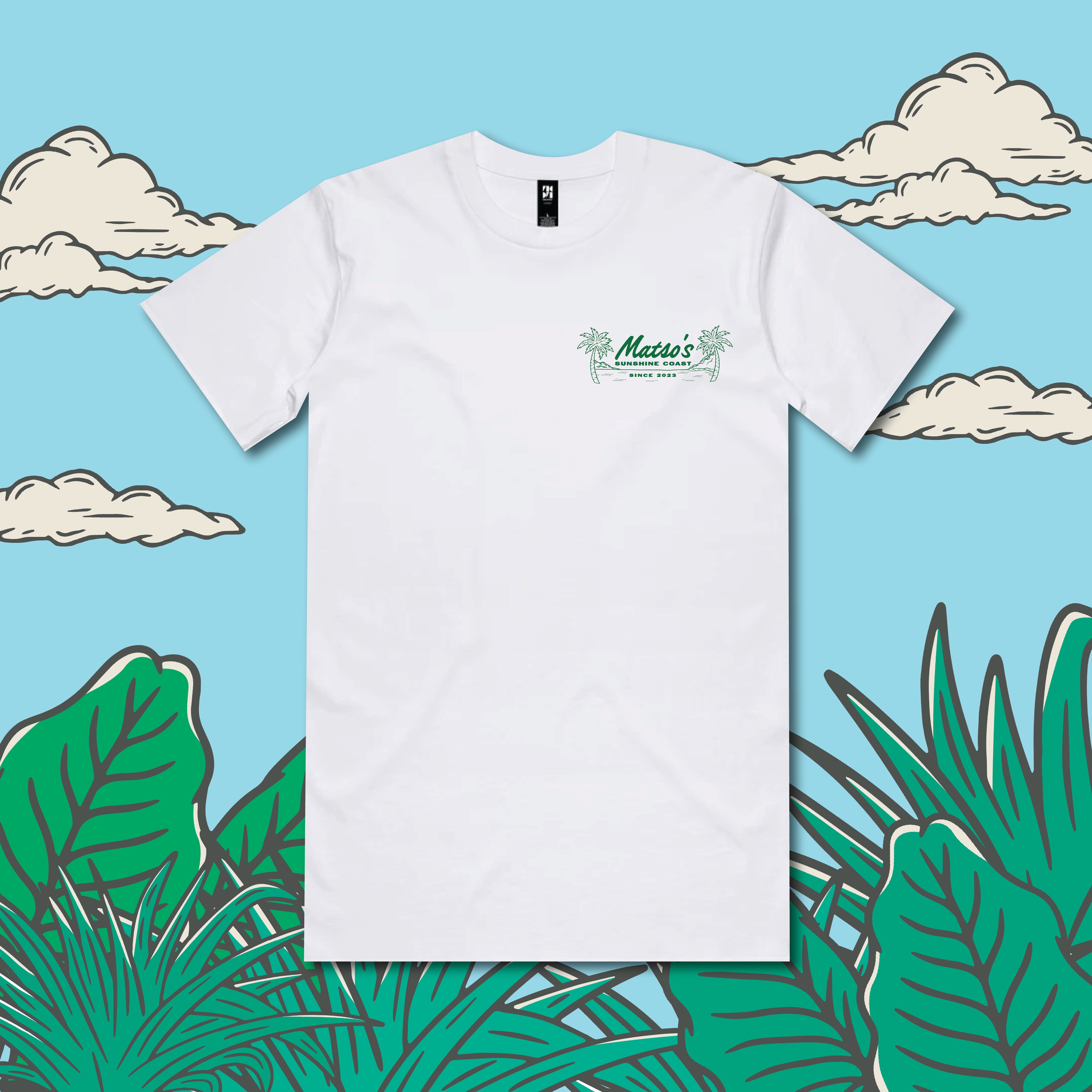 Matso's Palm Trees - White