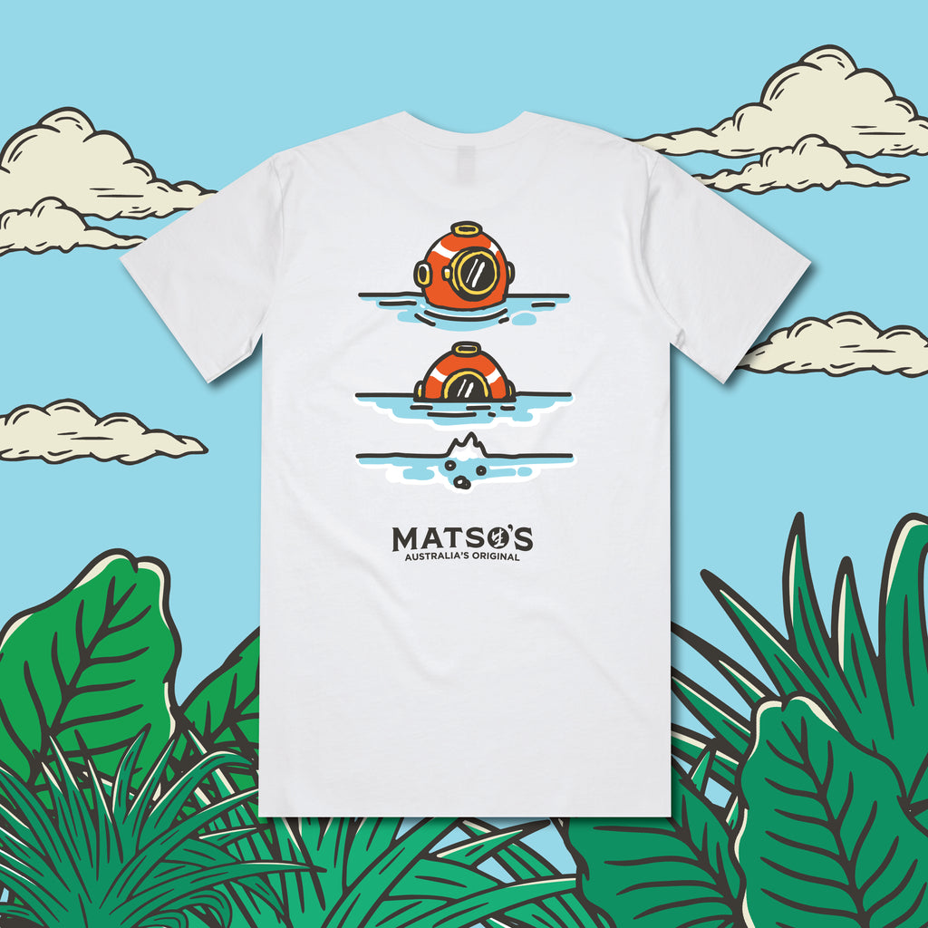 Diver Dan Tee - White