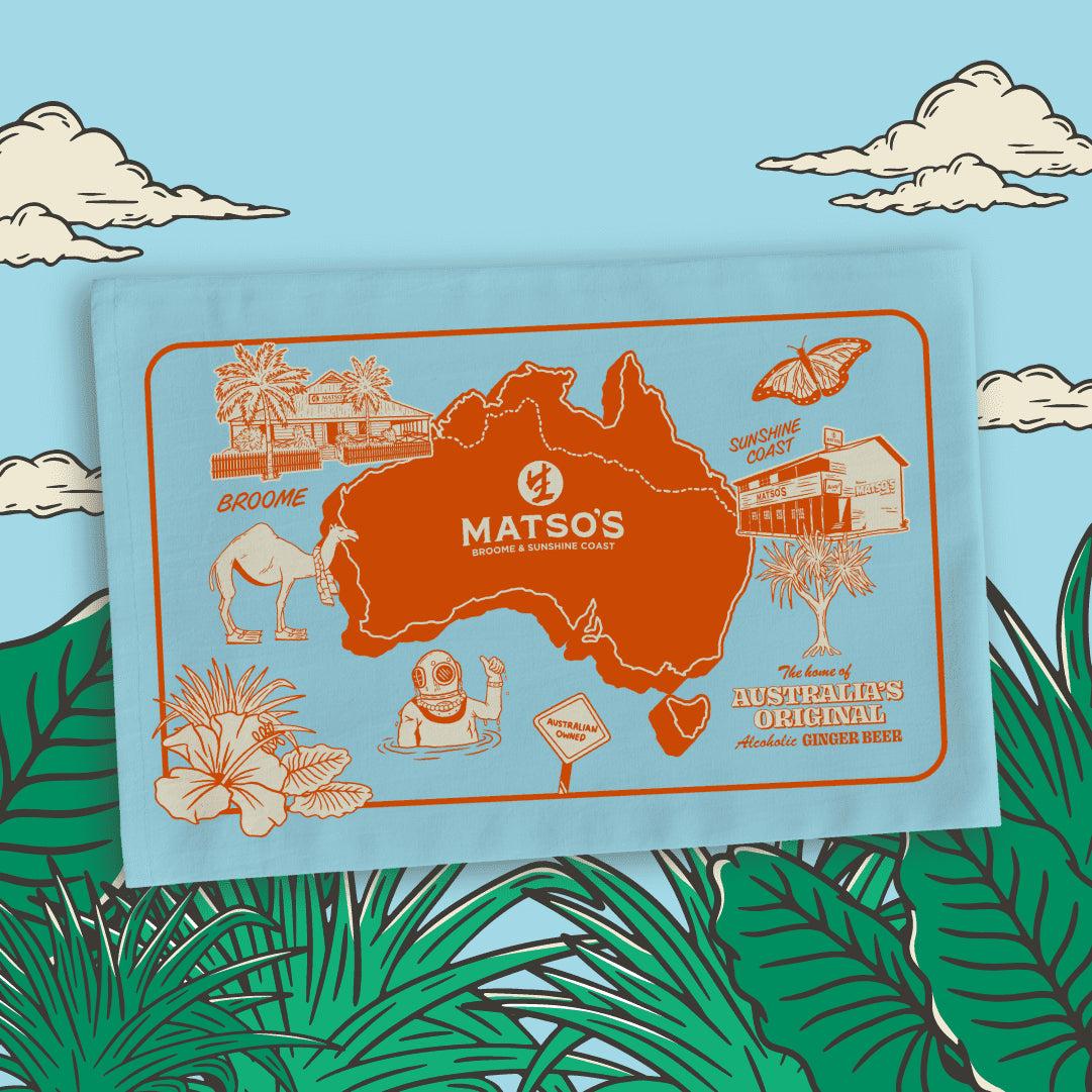 Aussie Tea Towel